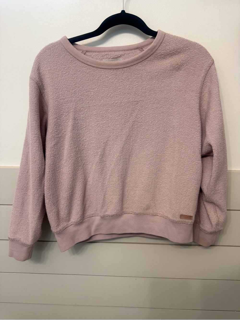 Outerknown Crewneck Sweater in Dusty Rose